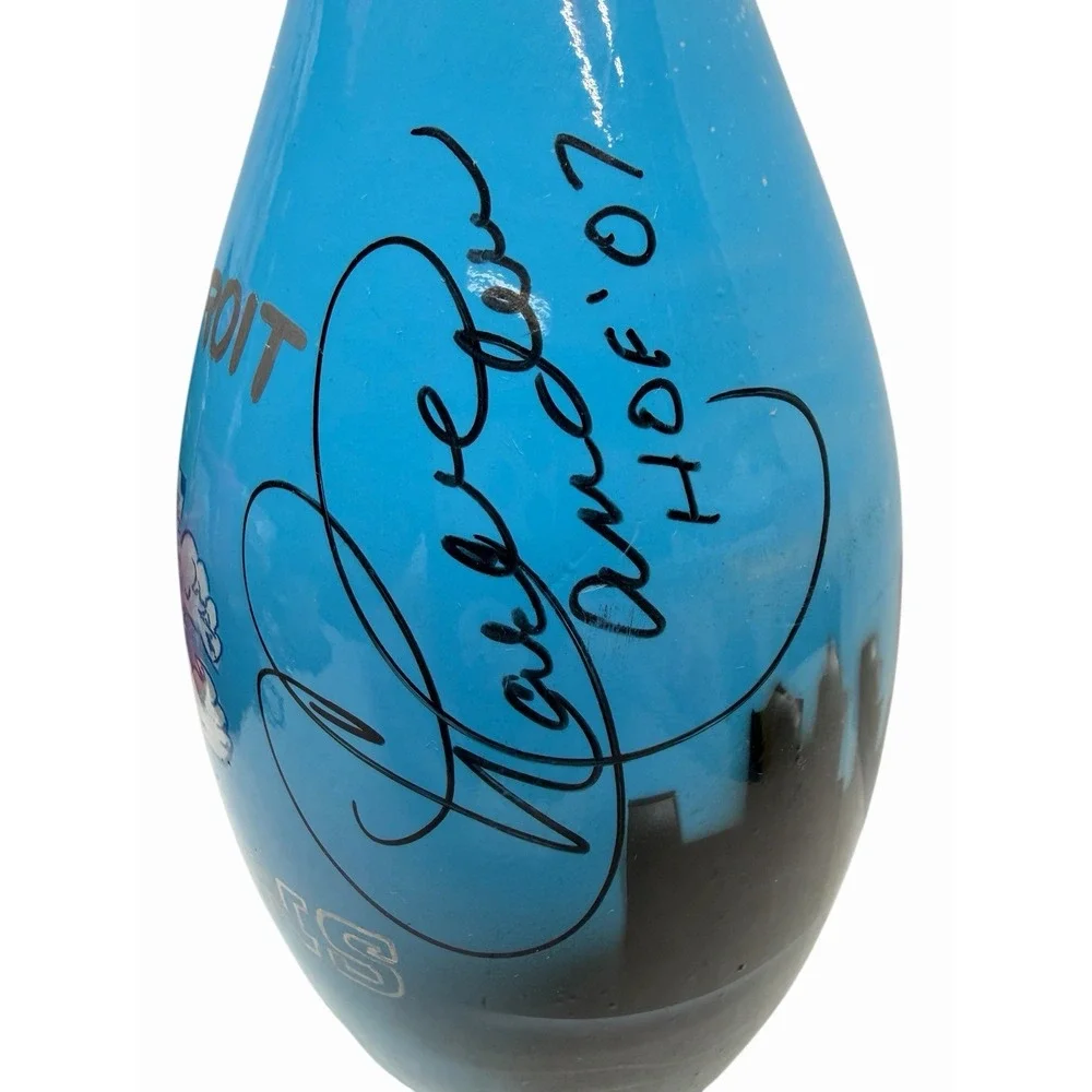 Sky‎ Line Detroit Lions Bowling Pin/With Hall Of Fame Charles Sanders Autograph